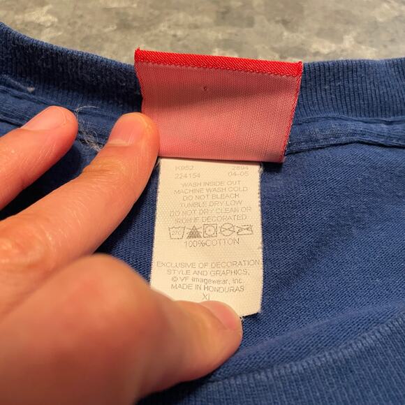 Vintage Indiana Colts 2005 NFL Tee Shirt Mens XL Blue Helmet Y2K Football Cotton - Picture 4 of 8